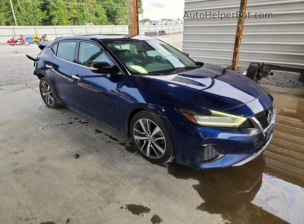 1N4AA6CVXLC366942 2020 NISSAN MAXIMA Blue წინა მარჯვენა