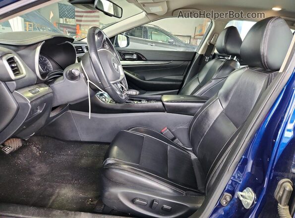 1N4AA6CVXLC366942 2020 NISSAN MAXIMA Blue წინა სალონის ხედი
