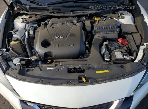 1N4AA6CVXPC513086 2023 NISSAN MAXIMA White Widok wnętrza z tyłu