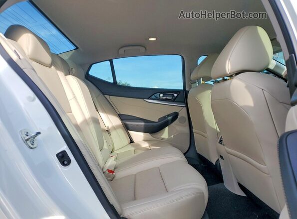 1N4AA6CVXPC513086 2023 NISSAN MAXIMA White Widok tylnych siedzeń