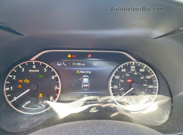 1N4AA6DV3LC372838 2020 NISSAN MAXIMA Silver Вид щитка приладів