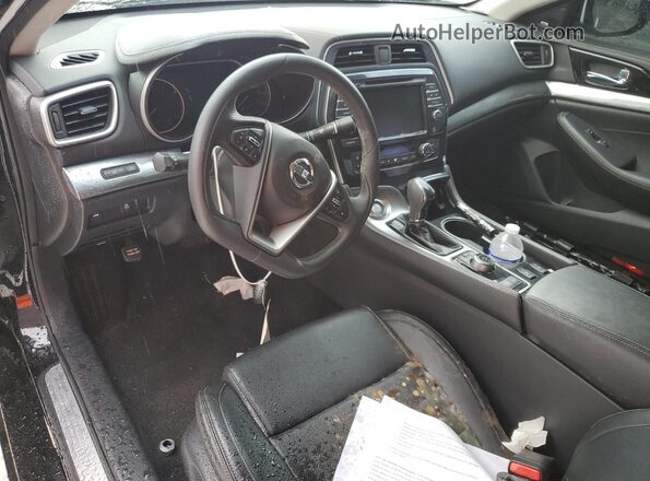 1N4AA6DV7LC383356 2020 NISSAN MAXIMA Black Engine compartment view