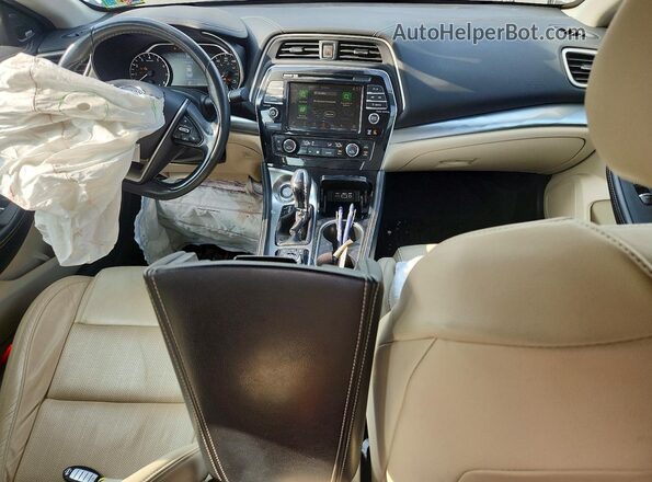 1N4AA6DV8LC381504 2020 NISSAN MAXIMA White Вид панелі приладів