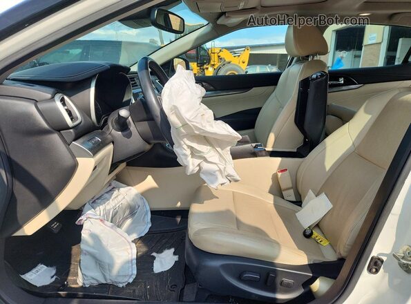 1N4AA6DV8LC381504 2020 NISSAN MAXIMA White Вид салону спереду