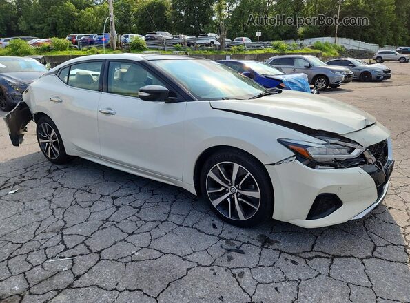 1N4AA6DV8LC381504 2020 NISSAN MAXIMA White Передня права чверть