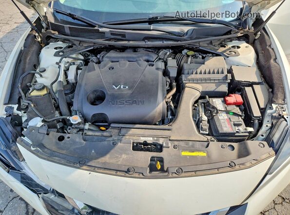 1N4AA6DV8LC381504 2020 NISSAN MAXIMA White Вид задньої частини салону