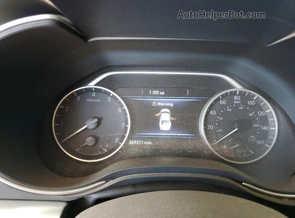 1N4AA6DV9LC374898 2020 NISSAN MAXIMA Серебряный Вид щитка приборов