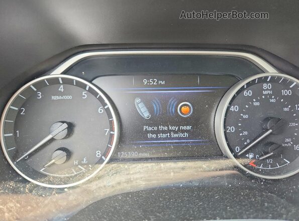 1N4AA6DVXLC377096 2020 NISSAN MAXIMA Silver Vista del cuadro de instrumentos