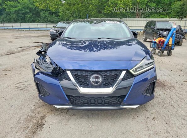 1N4AA6DVXPC506301 2023 NISSAN MAXIMA Blue Widok z przodu