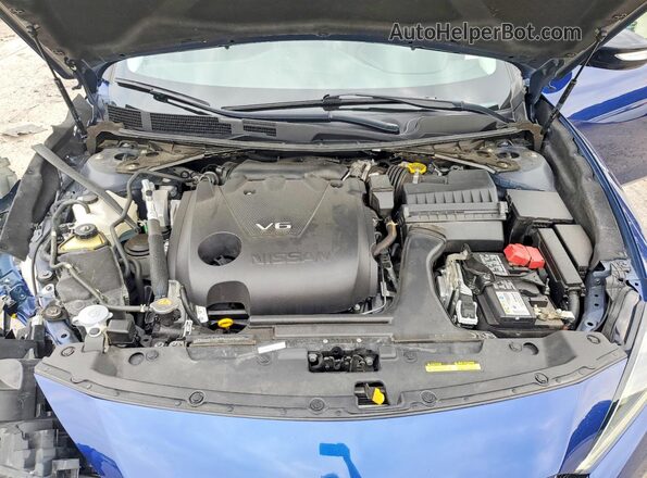 1N4AA6DVXPC506301 2023 NISSAN MAXIMA Blue Widok wnętrza z tyłu