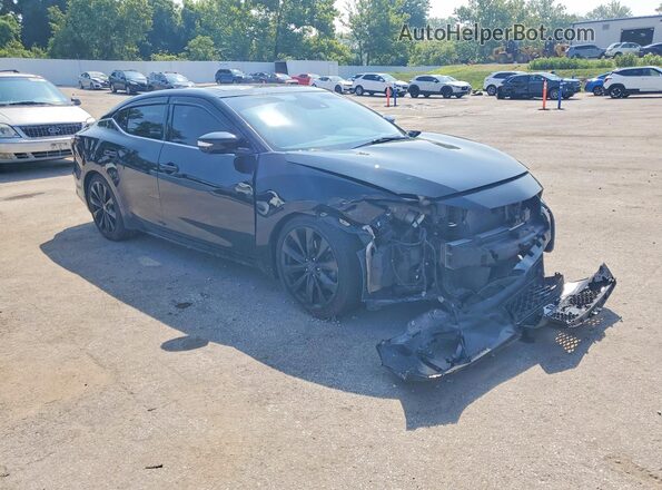 1N4AA6EV0MC509010 2021 NISSAN MAXIMA Черный Передняя правая четверть