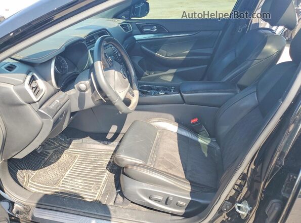 1N4AA6EV0MC509010 2021 NISSAN MAXIMA Черный Вид салона спереди