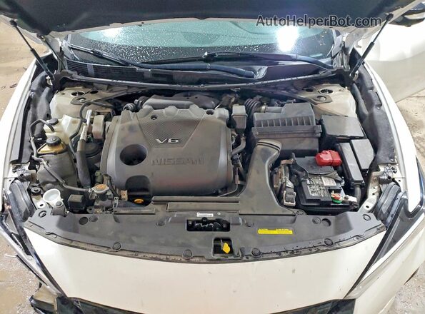 1N4AA6EV2MC508845 2021 NISSAN MAXIMA White Widok wnętrza z tyłu