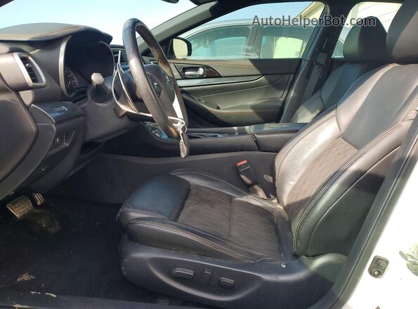 1N4AA6EV2MC508845 2021 NISSAN MAXIMA White Widok wnętrza z przodu