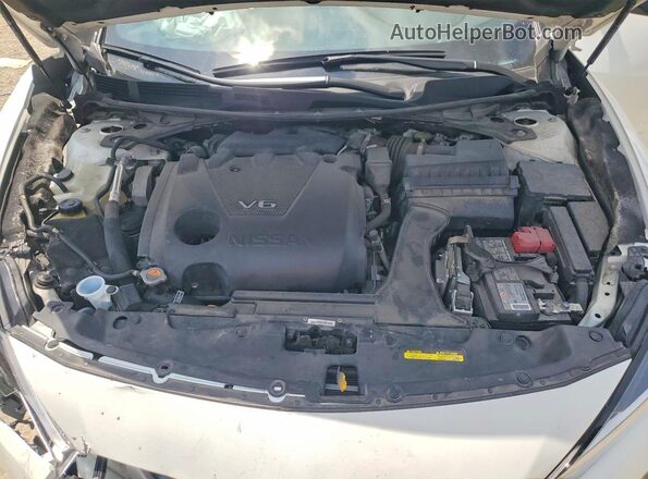 1N4AA6EV3LC385328 2020 NISSAN MAXIMA Белый Вид задней части салона