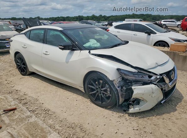 1N4AA6EV3LC385328 2020 NISSAN MAXIMA Белый Передняя правая четверть