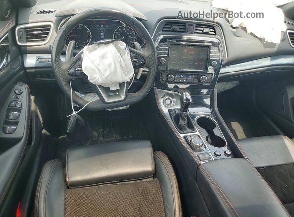 1N4AA6EV3LC385328 2020 NISSAN MAXIMA Белый Вид панели приборов