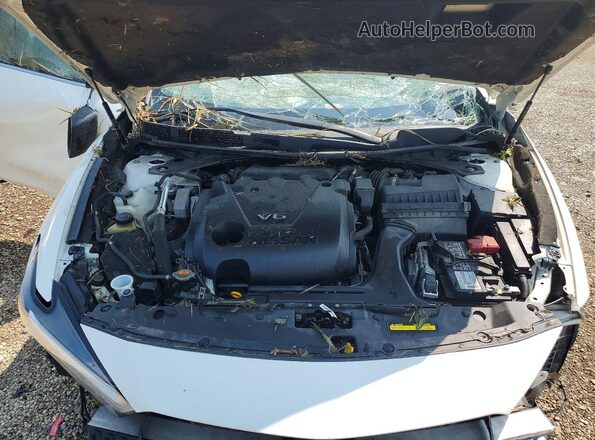 1N4AA6EV4LC367338 2020 NISSAN MAXIMA White Widok wnętrza z tyłu