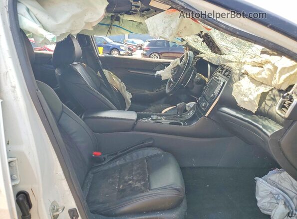 1N4AA6EV4LC367338 2020 NISSAN MAXIMA White Widok wnętrza z przodu
