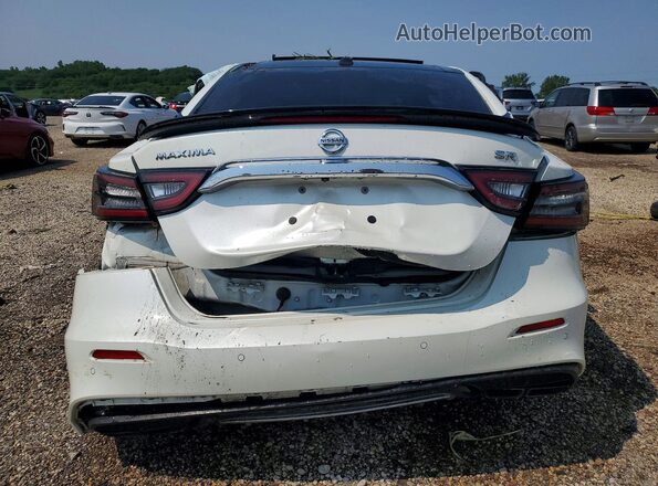 1N4AA6EV4LC367338 2020 NISSAN MAXIMA White Widok z tyłu