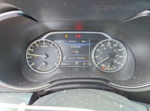1N4AA6EV4LC367999 2020 NISSAN MAXIMA Black ხელსაწყოთა პანელის ხედი