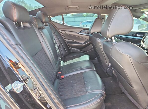 1N4AA6EV4LC367999 2020 NISSAN MAXIMA Black უკანა სავარძლების ხედი