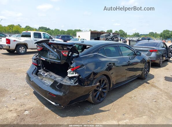 1N4AA6EVXNC501708 2022 NISSAN MAXIMA Черный Задняя правая четверть