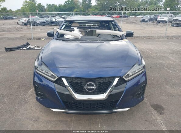 1N4AA6FV1PC507365 2023 NISSAN MAXIMA Blue Սարքավորումների վահանակի տեսք