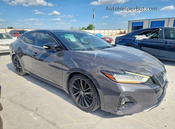 1N4AA6FV2MC501456 2021 NISSAN MAXIMA Черный Передняя правая четверть