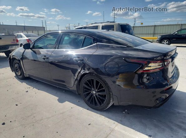 1N4AA6FV2MC501456 2021 NISSAN MAXIMA Черный Задняя левая четверть