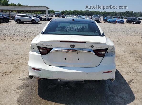 1N4AA6FV4PC504802 2023 NISSAN MAXIMA White Вид ззаду