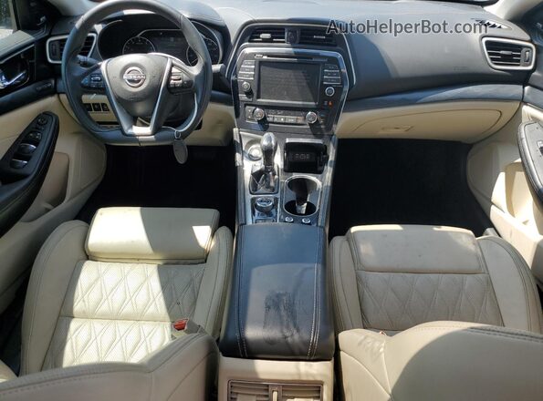 1N4AA6FV4PC504802 2023 NISSAN MAXIMA White Вид панелі приладів