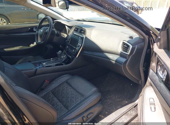 1N4AA6FV5LC381411 2020 NISSAN MAXIMA Черный Вид салона спереди
