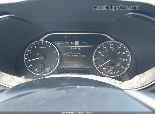 1N4AA6FV5LC381411 2020 NISSAN MAXIMA Черный Вид задних сидений