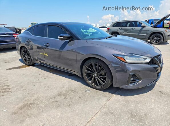 1N4AA6FV5MC501869 2021 NISSAN MAXIMA Угольный Передняя правая четверть