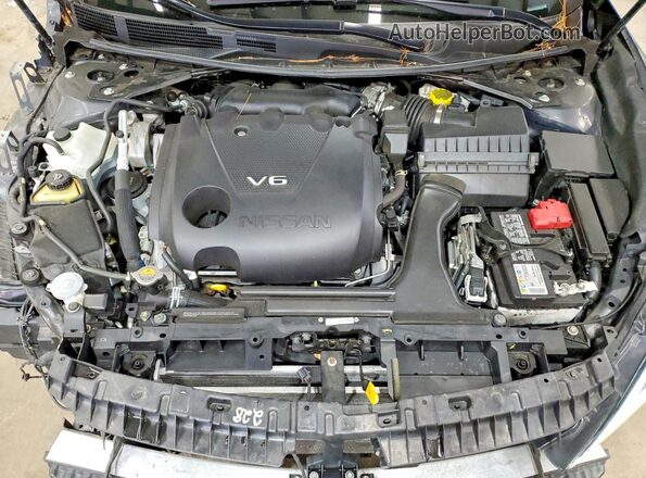 1N4AA6FV8PC502339 2023 NISSAN MAXIMA Черный Вид задней части салона