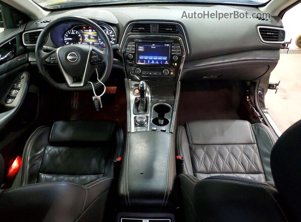 1N4AA6FV8PC502339 2023 NISSAN MAXIMA Черный Вид панели приборов