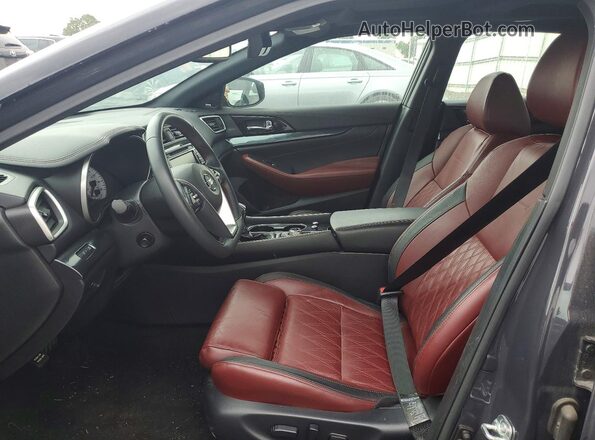 1N4AA6FVXMC501494 2021 NISSAN MAXIMA Gray წინა სალონის ხედი