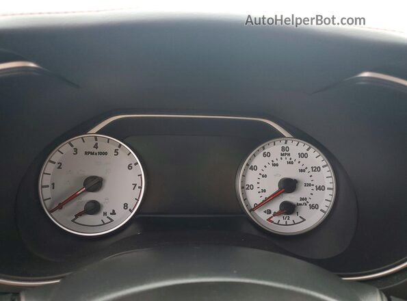 1N4AA6FVXMC501494 2021 NISSAN MAXIMA Gray ხელსაწყოთა პანელის ხედი