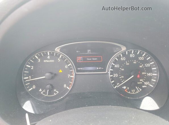 1N4AL3AP0GC130948 2016 NISSAN ALTIMA Черный Вид щитка приборов