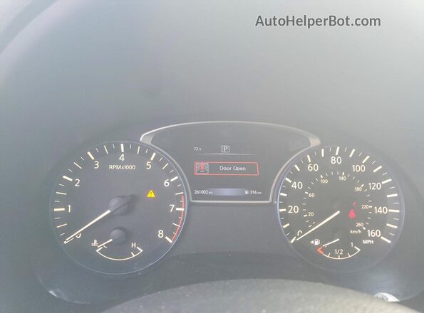 1N4AL3AP0GC177087 2016 NISSAN ALTIMA Black ხელსაწყოთა პანელის ხედი