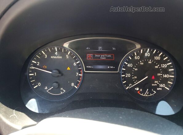 1N4AL3AP0GC207625 2016 NISSAN ALTIMA Red Սարքավորումների վահանակի տեսք