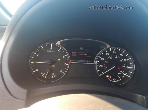 1N4AL3AP0GC235425 2016 NISSAN ALTIMA Red Widok zestawu wskaźników
