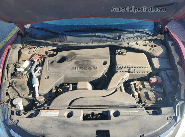 1N4AL3AP0GC235425 2016 NISSAN ALTIMA Red Widok wnętrza z tyłu