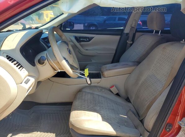 1N4AL3AP0GC249244 2016 NISSAN ALTIMA Бордовый Вид салона спереди
