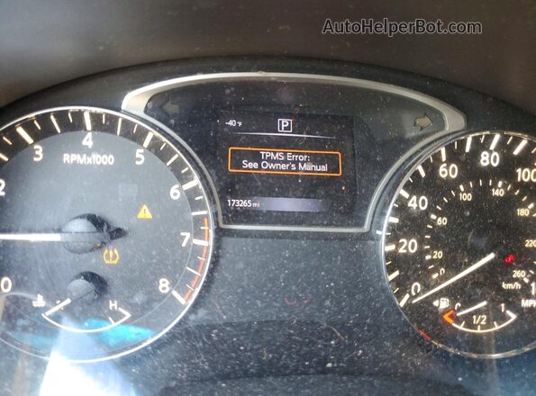 1N4AL3AP0GC249244 2016 NISSAN ALTIMA Бордовый Вид щитка приборов