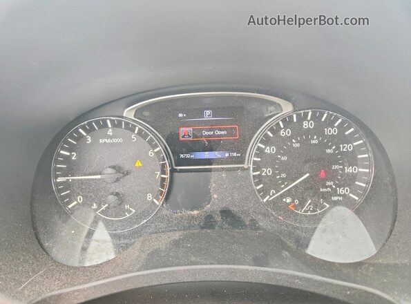 1N4AL3AP0GC284432 2016 NISSAN ALTIMA Silver ხელსაწყოთა პანელის ხედი