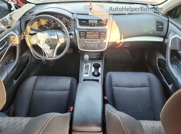 1N4AL3AP0GN318082 2016 NISSAN ALTIMA Red წინა პანელის ხედი