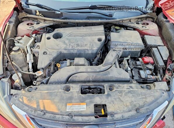 1N4AL3AP0GN318082 2016 NISSAN ALTIMA Red უკანა სალონის ხედი