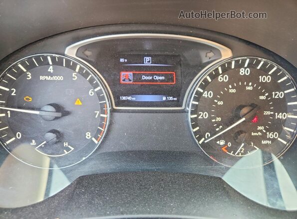 1N4AL3AP0GN318356 2016 NISSAN ALTIMA Silver ხელსაწყოთა პანელის ხედი